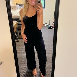 Francesca’s Navy Blue Jumpsuit